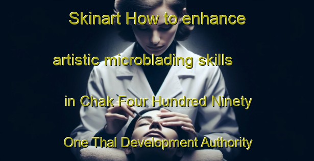 Skinart How to enhance artistic microblading skills in Chak Four Hundred Ninety One Thal Development Authority Dispensary area | MicrobladingTraining | MicrobladingClasses | SkinartTraining-Pakistan